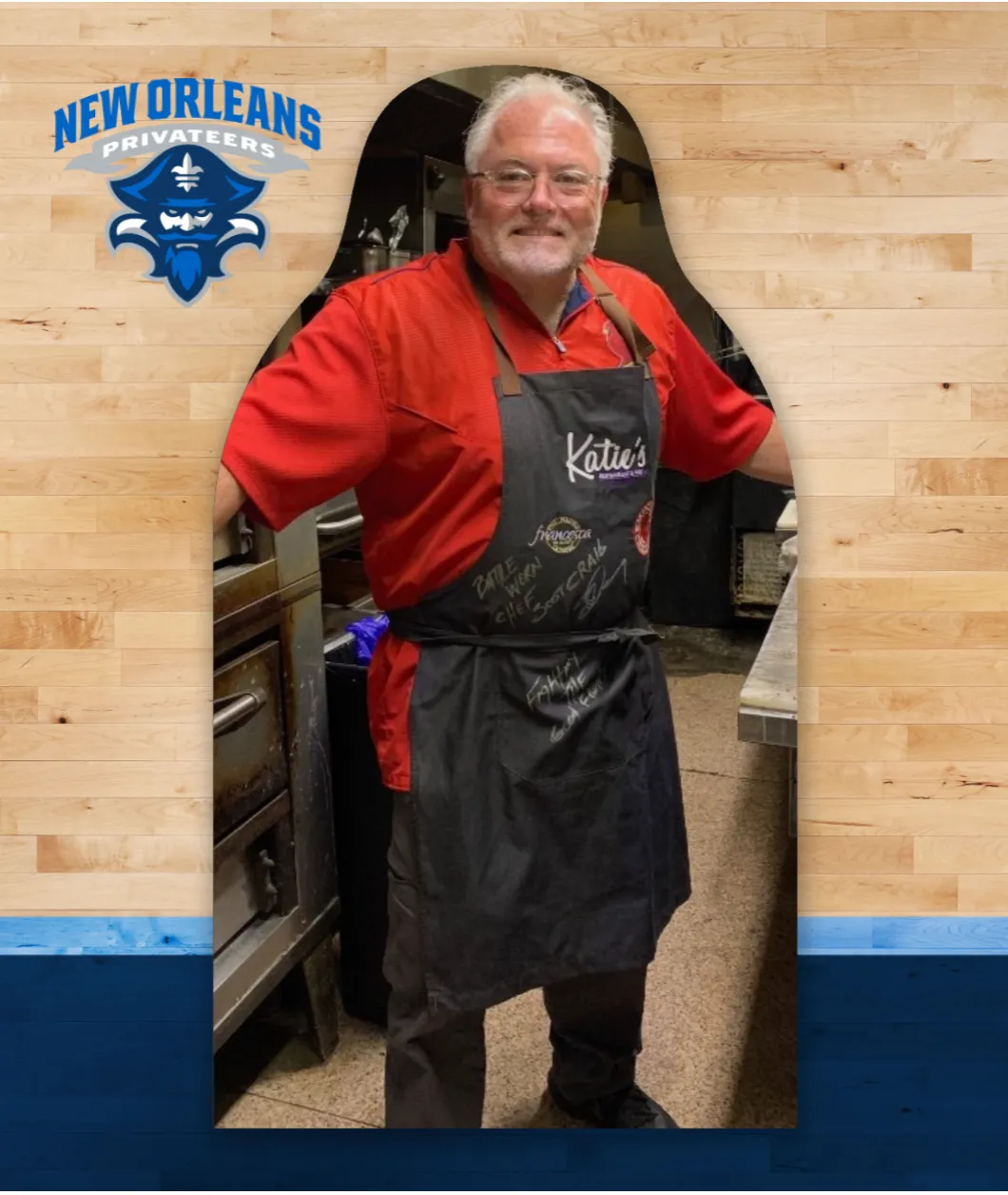 University of New Orleans Fan Cutout